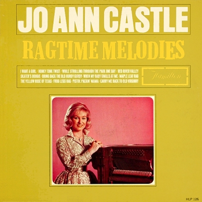 jo ann castle those ragtime melodies album cover