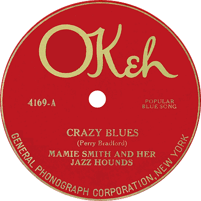 crazy blues okeh record