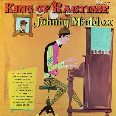 johnny maddox king of ragtime album cover