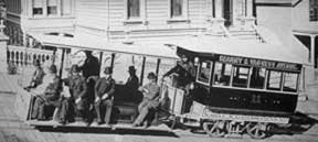 san francisco cable car circa 1890s