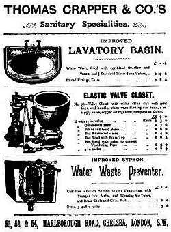 advertisement for plumbing products