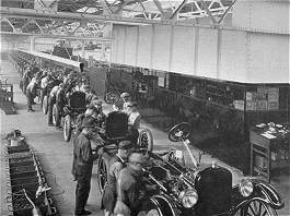 ford model t assembly line
