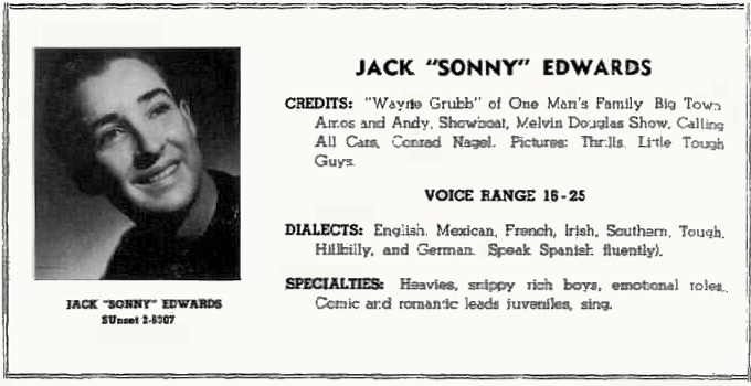 Sam and Jack Edwards' Early Radio Advertisments